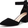 DREAM PAIRS Women's Low Heel Pump Shoes