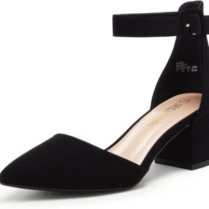 DREAM PAIRS Women's Low Heel Pump Shoes