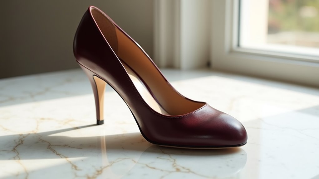 best round toe pumps