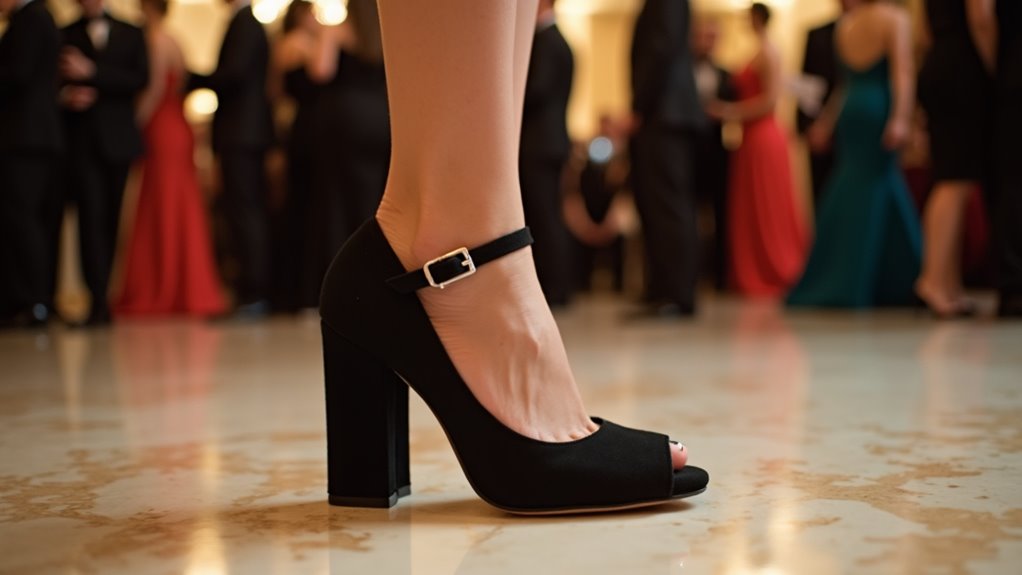 block heels formal suitability