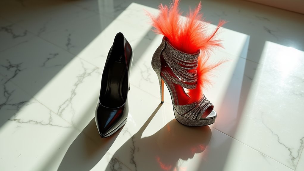 bold and extravagant footwear