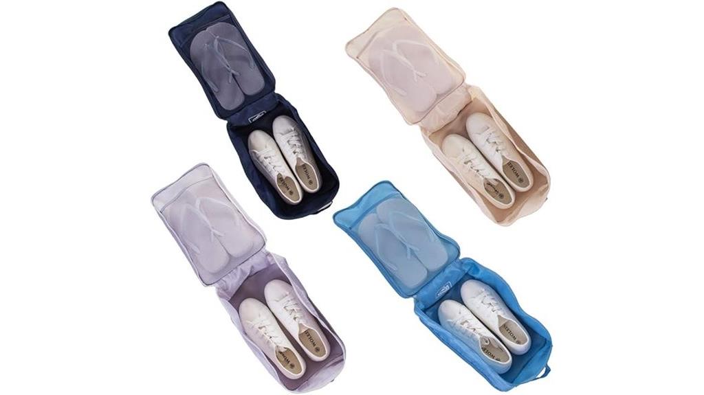 foldable waterproof shoe organizer