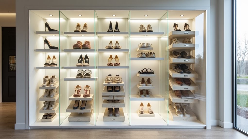 high heels storage options