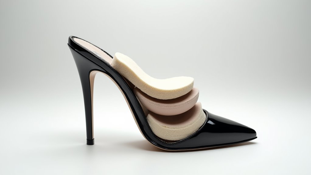 pointed toe heel structure