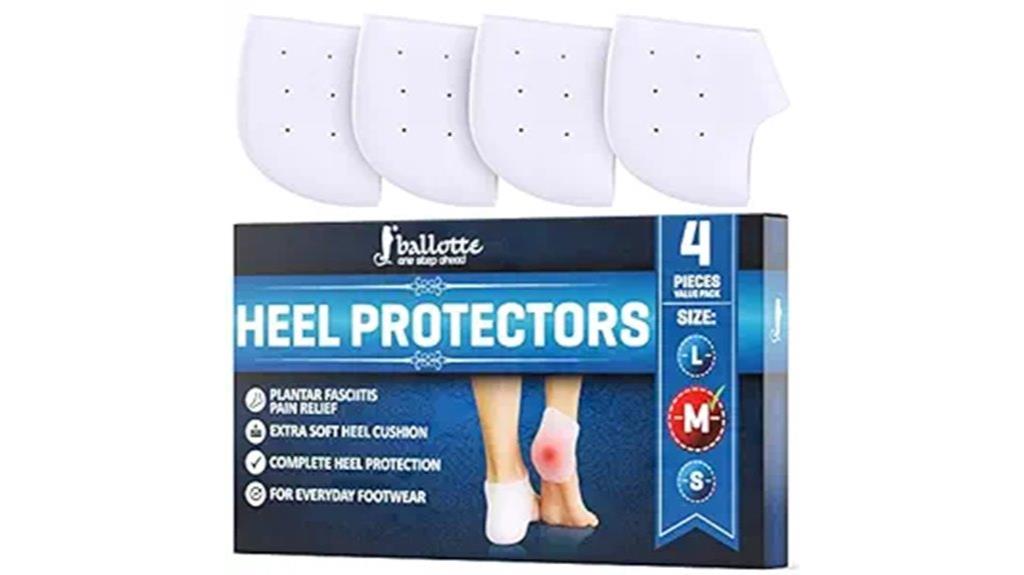 silicone heel protectors pack