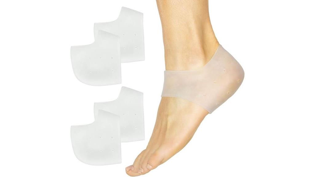 silicone heel protectors relief