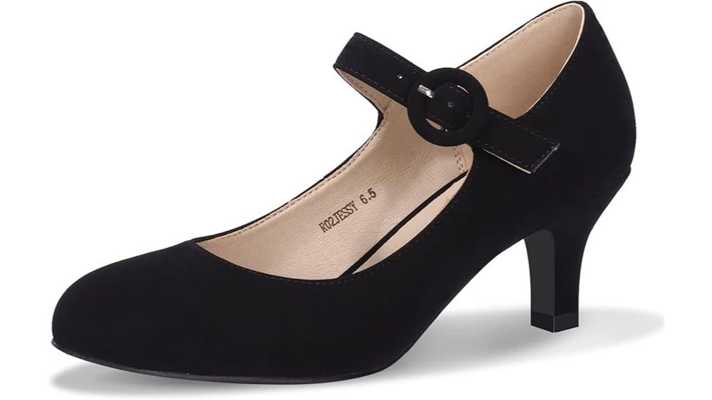 stylish kitten heel pumps