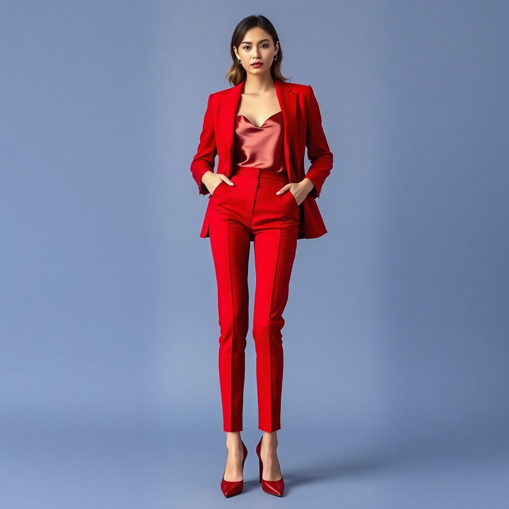 Shop-the-Look-Pointed-Toe-Stiletto-Heel-with-Tailored-Red-Power-Suit-and-Silk-Camisole